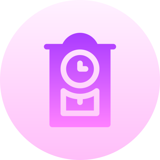 zegar Basic Gradient Circular ikona