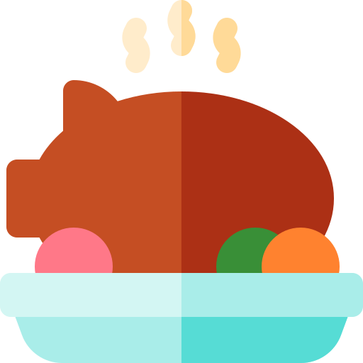 schweinefleisch Basic Rounded Flat icon
