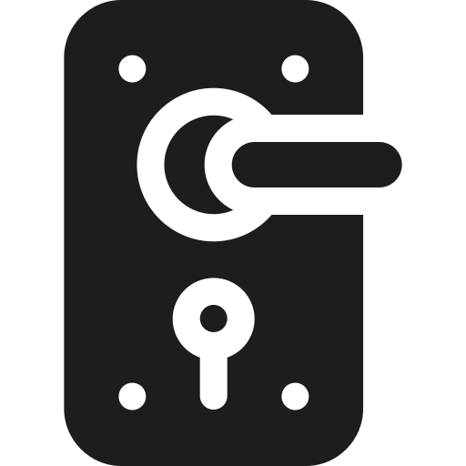 serratura Basic Rounded Filled icona