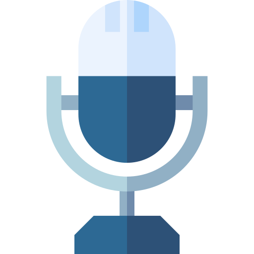 Microphone Basic Straight Flat icon