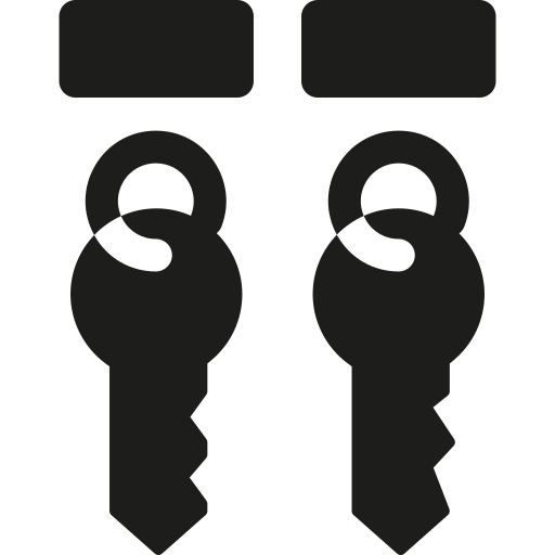 sleutel Basic Rounded Filled icoon