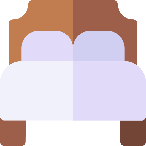 cama Basic Rounded Flat icono