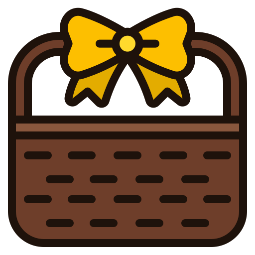cesta de regalo Generic Outline Color icono