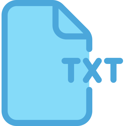 Txt Generic Blue icon