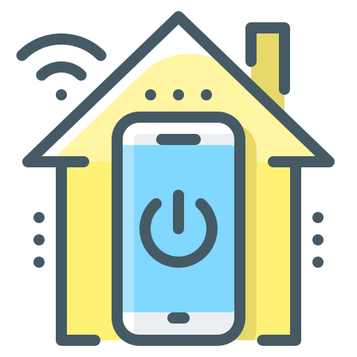 Smart house Generic Color Omission icon