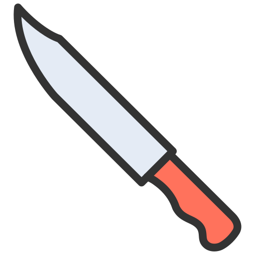 coltello Generic Outline Color icona