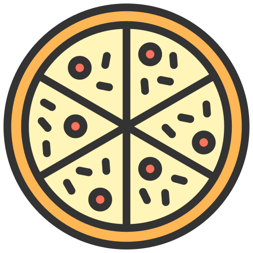 pizza Generic Outline Color Icône