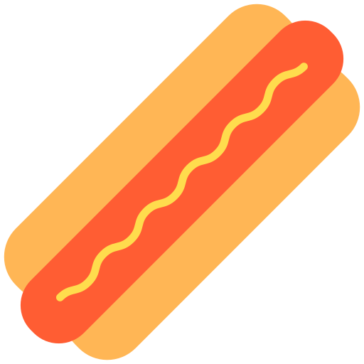 hot-dog Generic Flat Icône