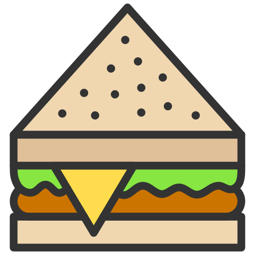 sandwich Generic Outline Color icona
