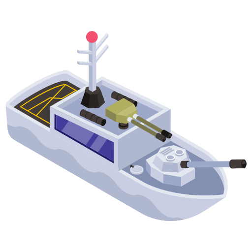 Battleship Generic Isometric icon