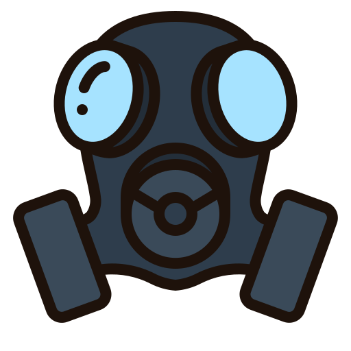 Gas mask Generic Outline Color icon