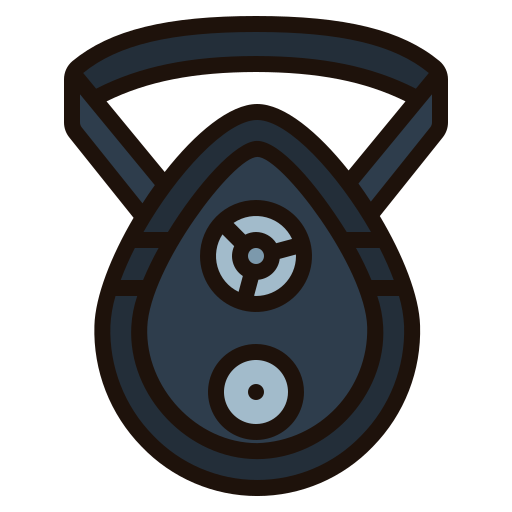 Gas mask Generic Outline Color icon