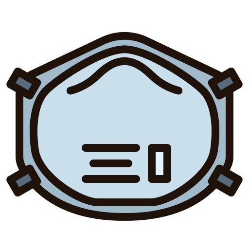 Respirator mask Generic Outline Color icon