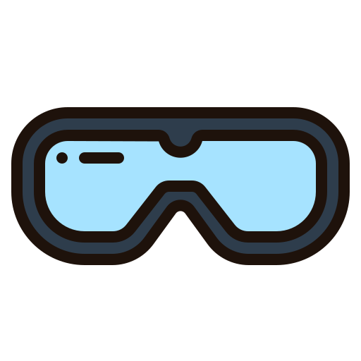 lunettes de protection Generic Outline Color Icône