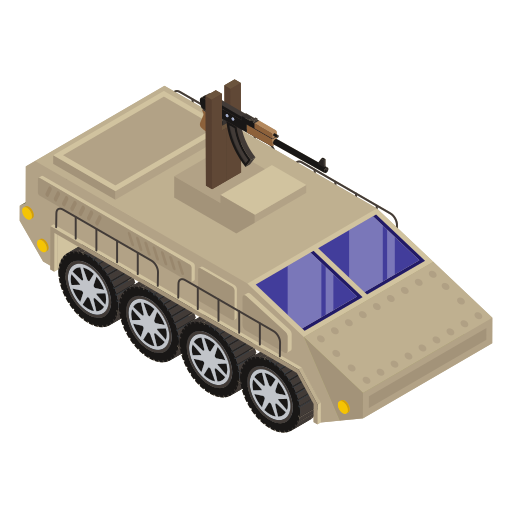 camion militare Generic Isometric icona