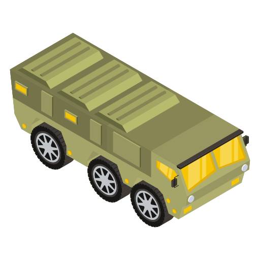 caminhão militar Generic Isometric Ícone