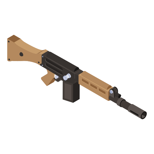 pistola Generic Isometric icona