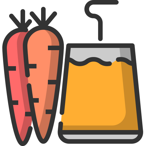 Морковный сок Generic Outline Color иконка