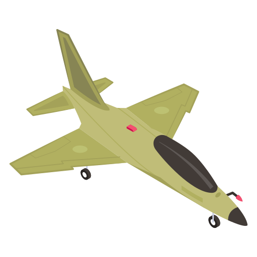 myśliwiec Generic Isometric ikona