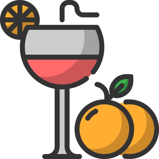 Orange juice Generic Outline Color icon