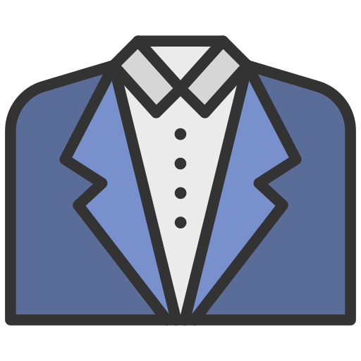 Tuxedo Generic Outline Color icon