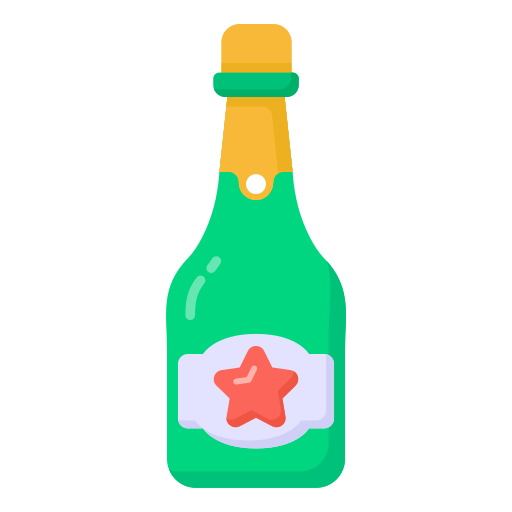 botella de cerveza Generic Flat icono