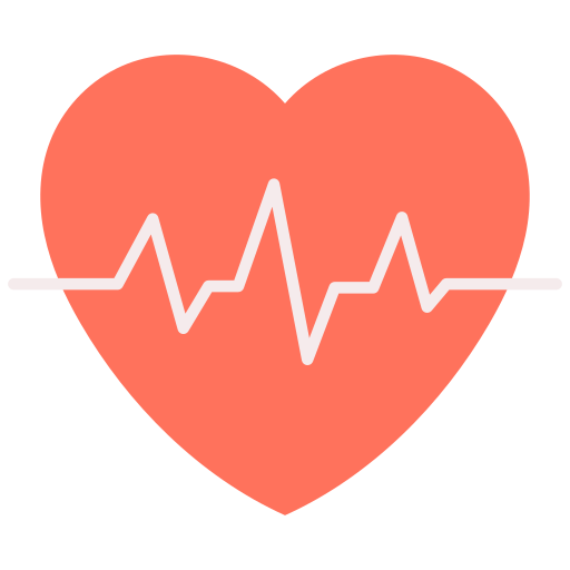 Heart beat Generic Flat icon