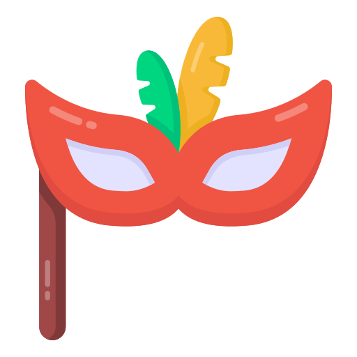 Карнавальная маска Generic Flat иконка
