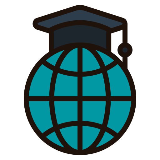 Global learning Generic Outline Color icon