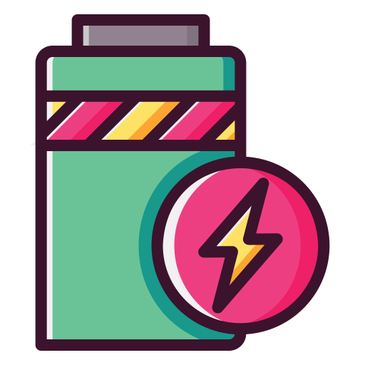 bateria Generic Outline Color ikona