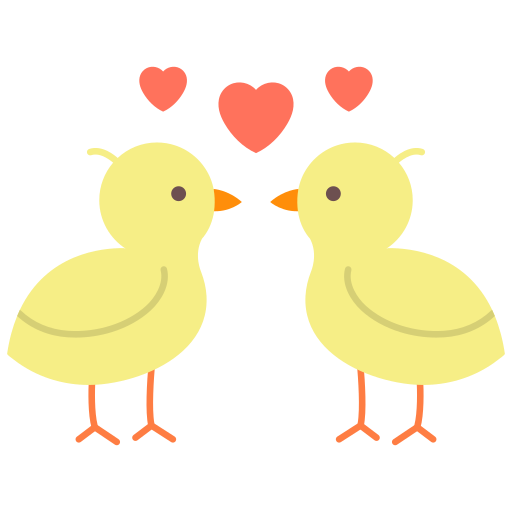 pájaros del amor Generic Flat icono