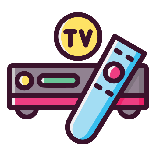 tv-box Generic Outline Color icon