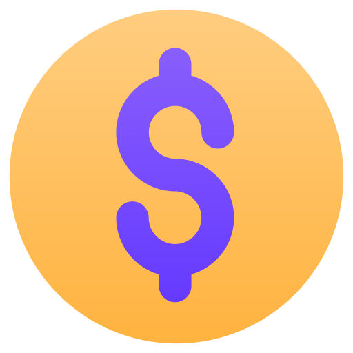 dolar Generic Flat Gradient ikona