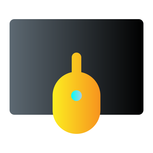 마우스 클리커 Generic Flat Gradient icon