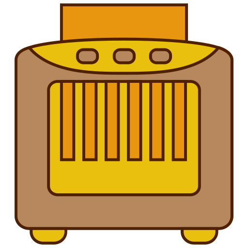Paper shredder Generic Thin Outline Color icon
