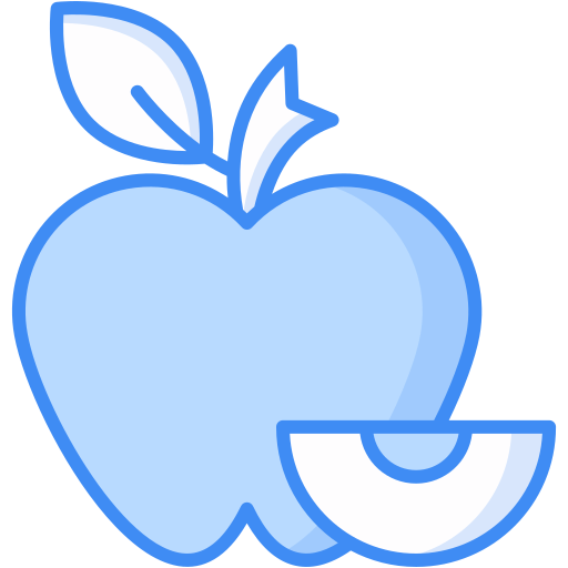 pomme Generic Blue Icône