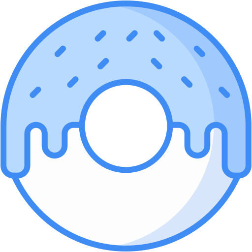 ドーナツ Generic Blue icon