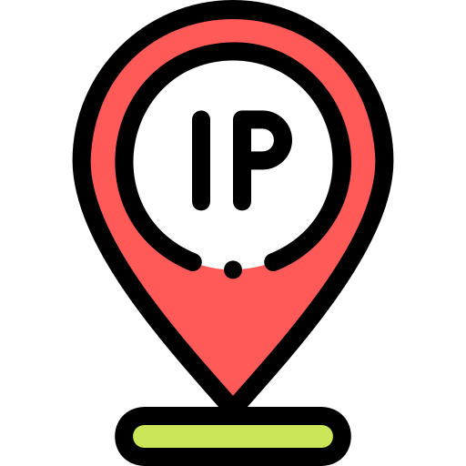 Ip address Detailed Rounded Lineal color icon