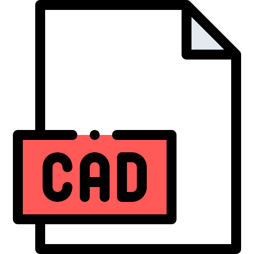 Cad Detailed Rounded Lineal color icon