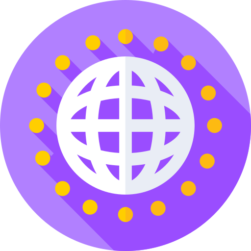 인터넷 Flat Circular Flat icon