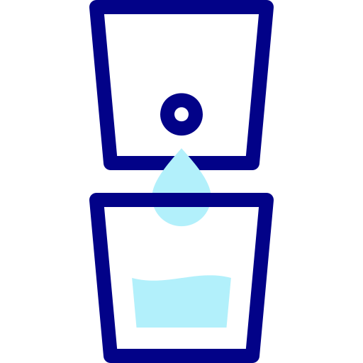 reloj de agua Detailed Mixed Lineal color icono