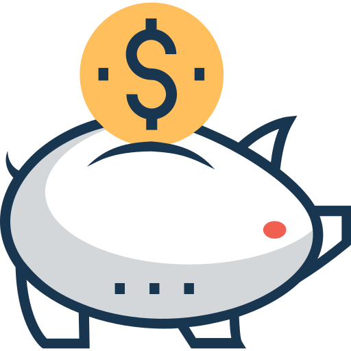 Piggy bank Prosymbols Lineal Color icon