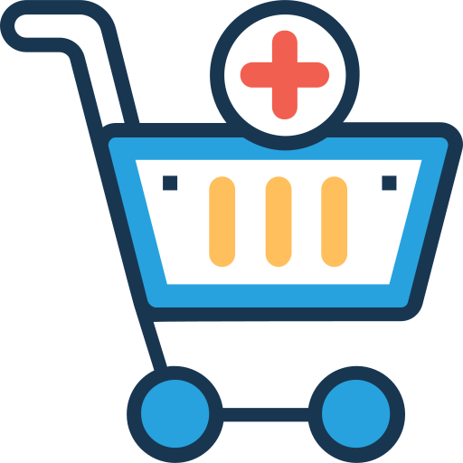 Shopping cart Prosymbols Lineal Color icon