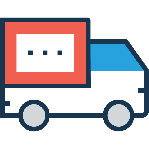 Delivery truck Prosymbols Lineal Color icon