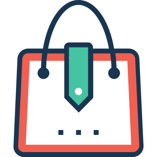 torba na zakupy Prosymbols Lineal Color ikona