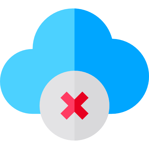computación en la nube Basic Straight Flat icono