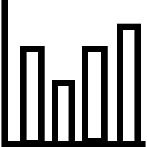 staafdiagram Dinosoft Lineal icoon