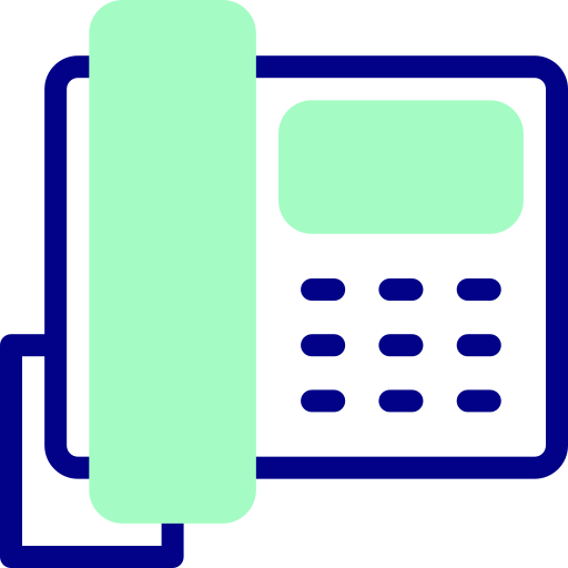 telefon Detailed Mixed Lineal color icon