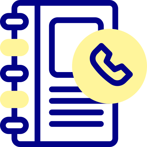 telefonbuch Detailed Mixed Lineal color icon