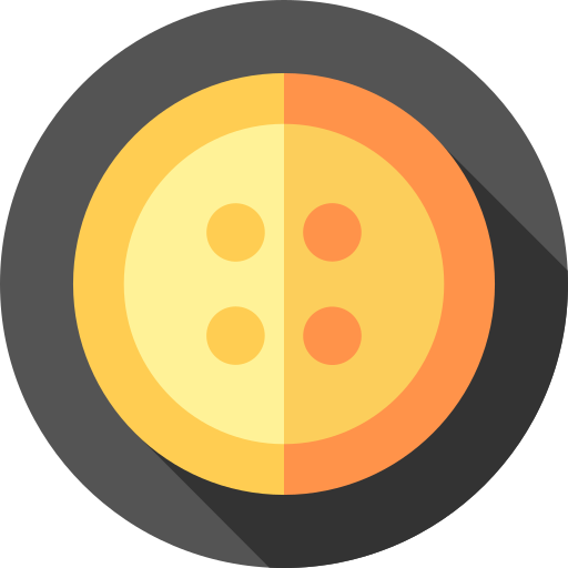 botón Flat Circular Flat icono